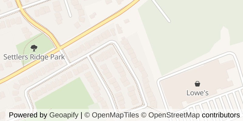 Map of 80 GAVEY STREET, Belleville (Thurlow Ward)