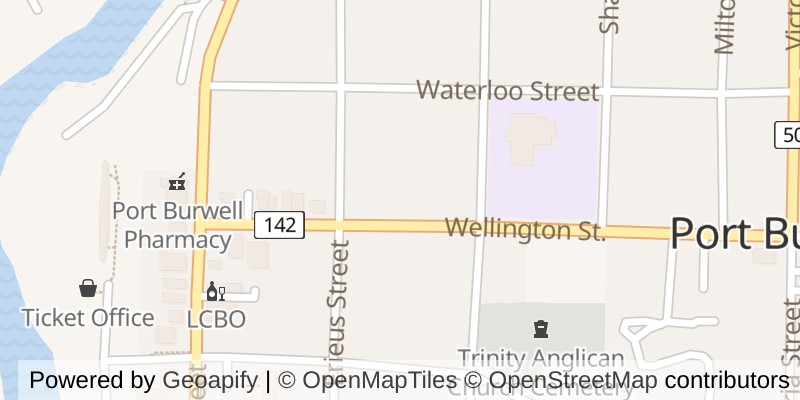 Map of 33 WELLINGTON STREET, Bayham (Port Burwell)