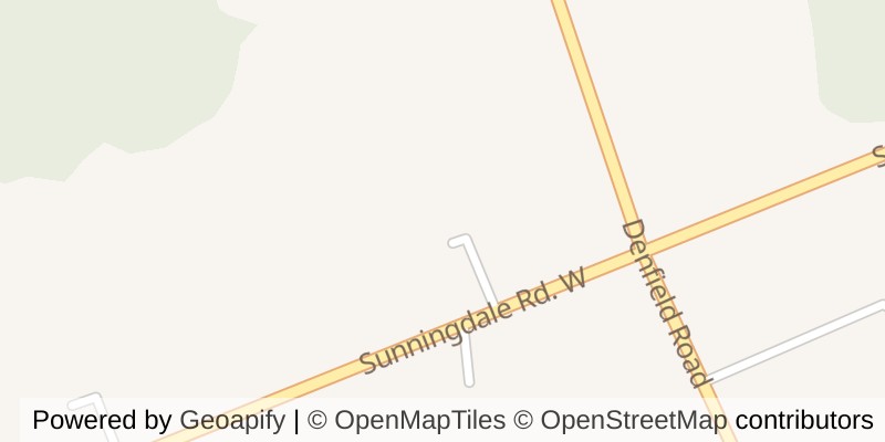 Map of 2416 SUNNINGDALE ROAD W, London North (North T)