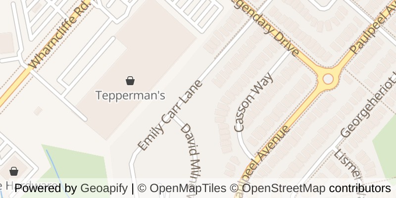 Map of 3436 EMILYCARR LANE, London South (South W)