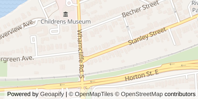 Map of 93 STANLEY STREET, London South (South F)