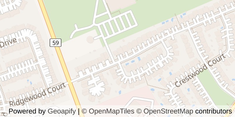 Map of 911 RIDGEWOOD DRIVE, Woodstock (Woodstock - North)