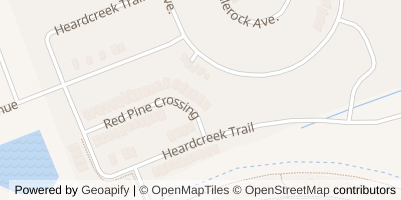 Map of 1322 RED PINE CROSSING, London North (North S)