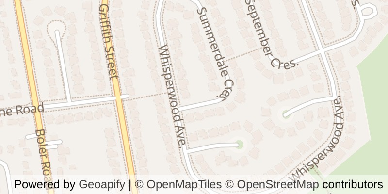 Map of 39 SUMMERDALE CRESCENT, London South (South B)