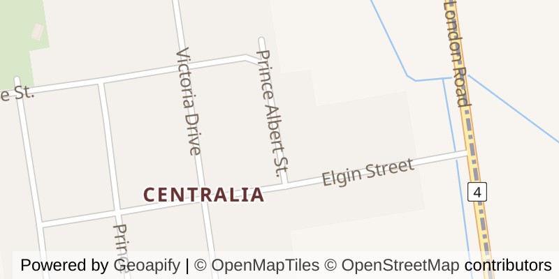 Map of 191 PRINCE ALBERT STREET, South Huron (Stephen)