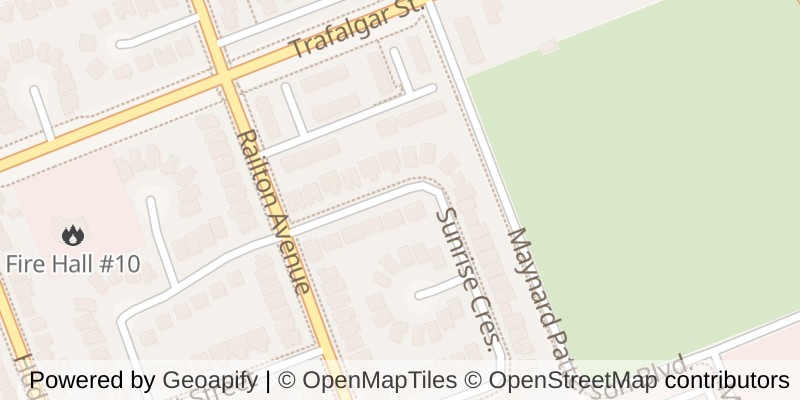 Map of 79 SUNRISE CRESCENT, London East (East I)
