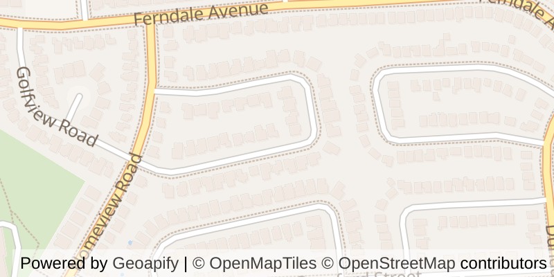 Map of 44 GOLFVIEW CRESCENT, London South (South Q)