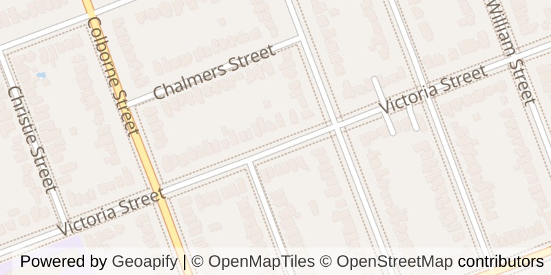 Map of 442 VICTORIA STREET, London East (East B)