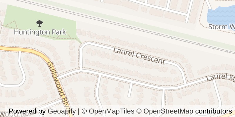 Map of 51 LAUREL CRESCENT, London North (North M)