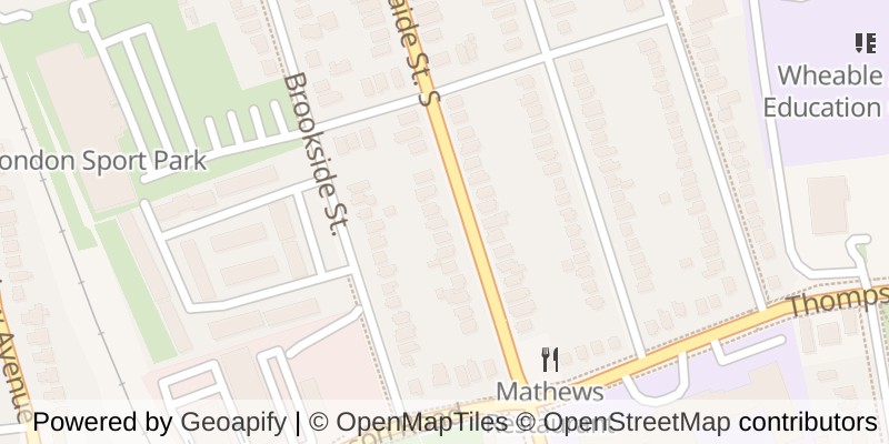 Map of 101 ADELAIDE STREET S, London South (South I)