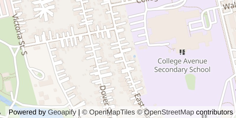 Map of 84 EAST PARK DRIVE, Woodstock (Woodstock - South)