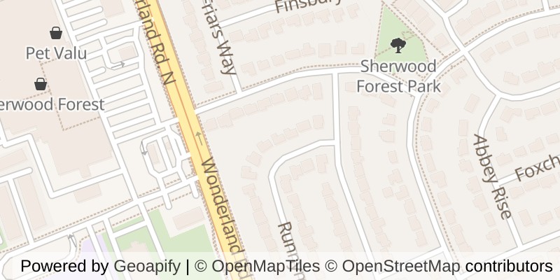 Map of 11 RUNNYMEDE CRESCENT, London North (North J)