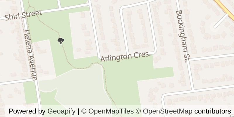 Map of 198 ARLINGTON CRESCENT, London South (South J)