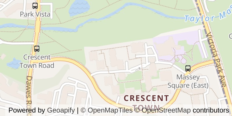 Map of 612 - 1 MASSEY SQUARE, Toronto (Crescent Town)