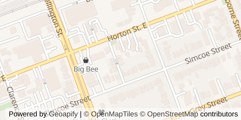 Map of 5 HENRY STREET, London East (East K)