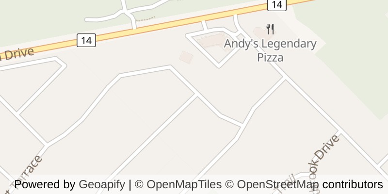Map of 4 BARON CRESCENT, Middlesex Centre (Kilworth)