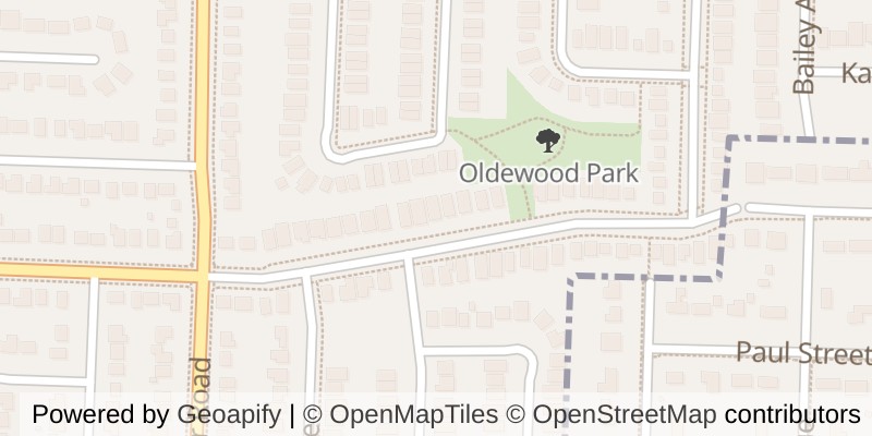 Map of 629 HIGHVIEW DRIVE, St. Thomas