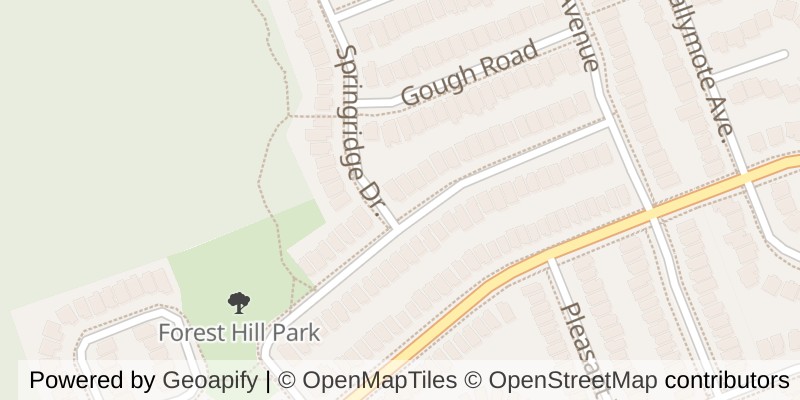 Map of 2019 SPRINGRIDGE DRIVE, London North (North C)