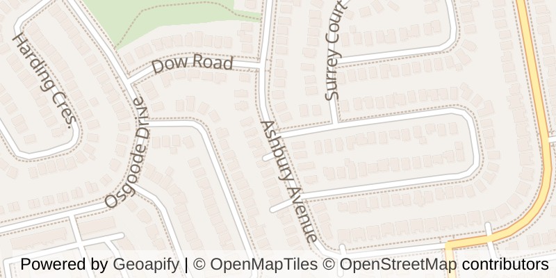Map of 2 SURREY CRESCENT, London South (South Y)