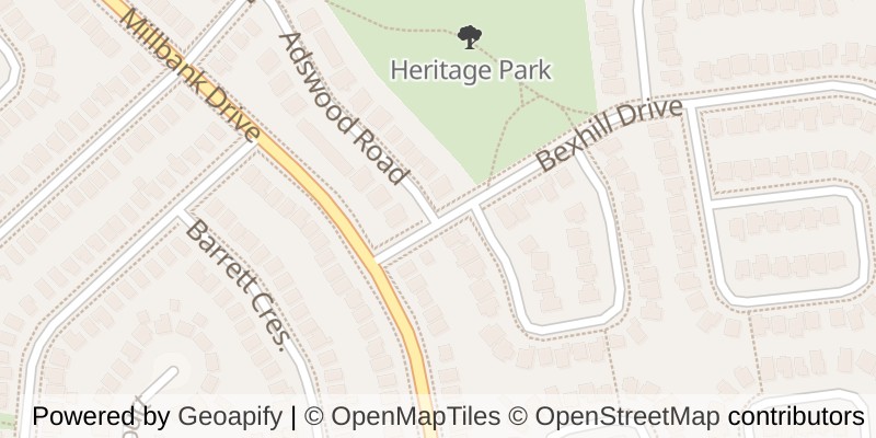 Map of 85 ADSWOOD ROAD, London South (South Y)