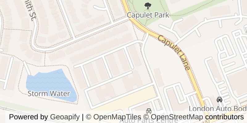 Map of 46 - 43 CAPULET WALK, London North (North M)