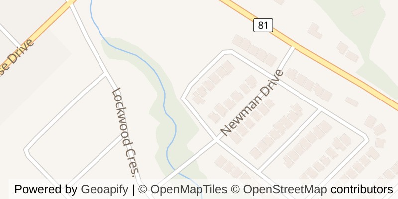 Map of 598 BENNETT CRESCENT, Strathroy-Caradoc (Mount Brydges)