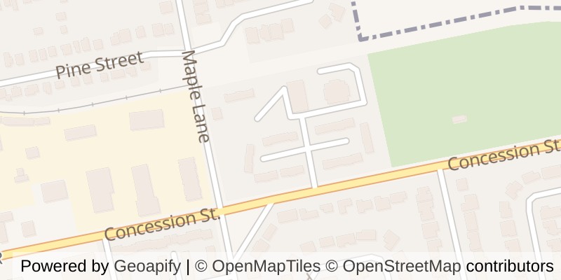 Map of 1 - 144 CONCESSION STREET E, Tillsonburg
