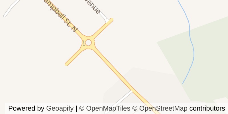 Map of 3924 CAMPBELL STREET N, London South (South V)