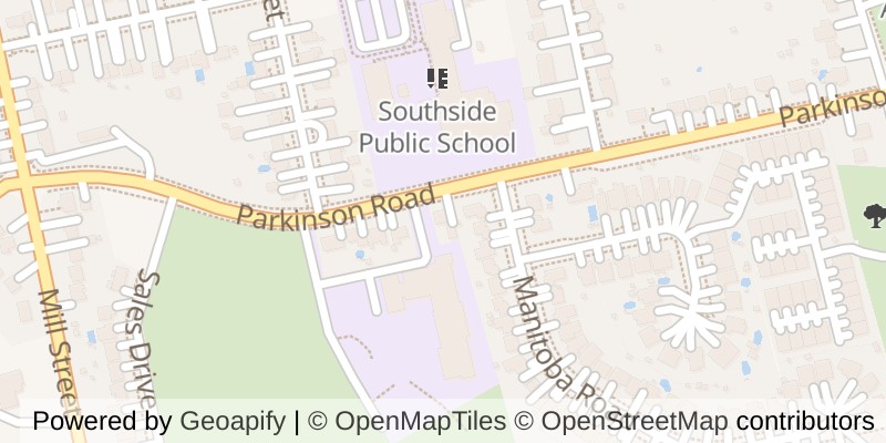 Map of 348 PARKINSON ROAD, Woodstock (Woodstock - South)