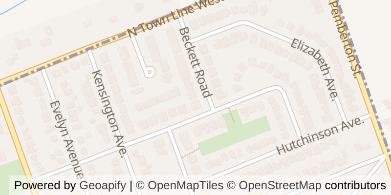 Map of 267 BECKETT ROAD, Ingersoll (Ingersoll - North)