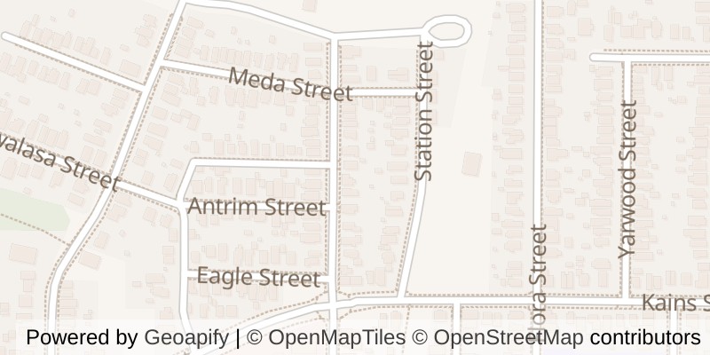 Map of 67 ST CATHARINE STREET, St. Thomas