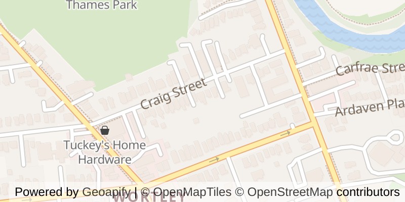 Map of 34 CRAIG STREET, London South (South F)