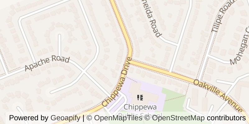Map of 1054 CHIPPEWA DRIVE, London East (East D)