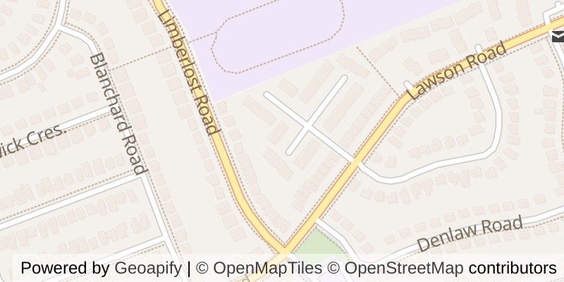 Map of 45 - 925 LAWSON ROAD, London North (North I)