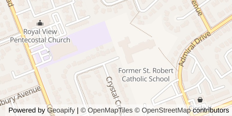 Map of 1950 DULUTH CRESCENT, London East (East I)