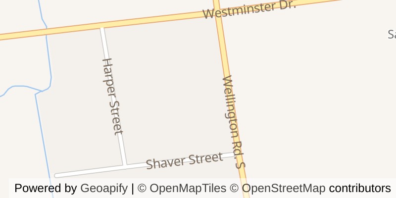Map of 5051 WELLINGTON ROAD S, London South (South HH)