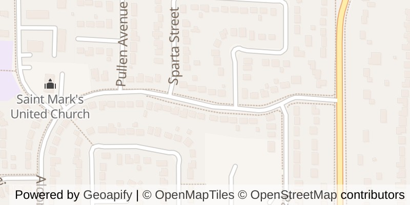 Map of 66 ALDBOROUGH AVENUE, St. Thomas