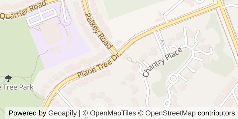 Map of 135 PLANE TREE DRIVE, London North (North R)