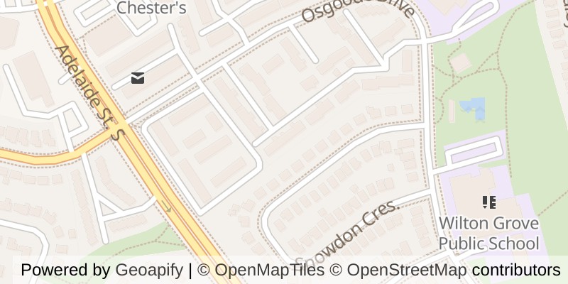 Map of 17 - 711 OSGOODE DRIVE, London South (South Y)