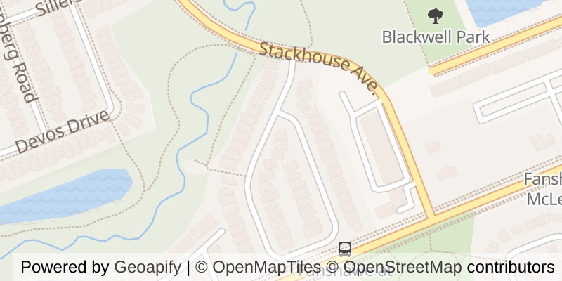 Map of 1420 HOWLETT CIRCLE, London North (North C)