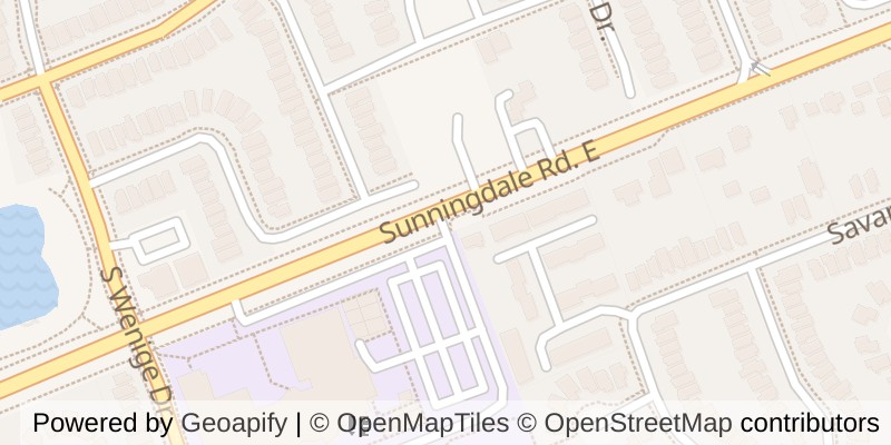 Map of 1129 SUNNINGDALE ROAD E, London North (North C)