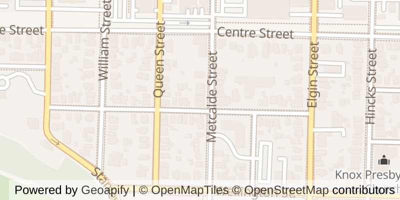 Map of 40 METCALFE STREET, St. Thomas