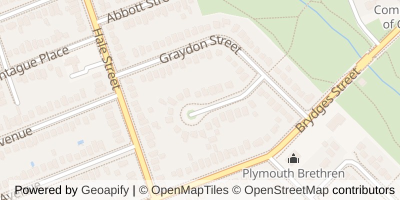 Map of 16 PRITCHARD PLACE, London East (East N)