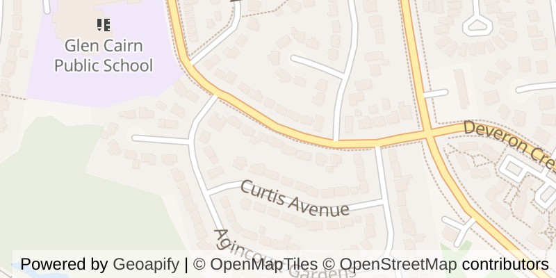 Map of 74 DEVERON CRESCENT, London South (South T)