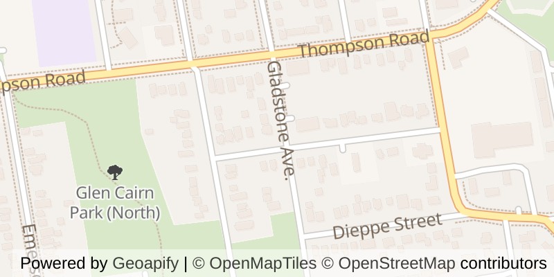 Map of 145 GLADSTONE AVENUE, London South (South J)