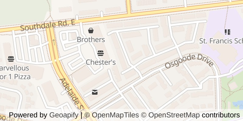 Map of 118 - 700 OSGOODE DRIVE, London South (South Y)