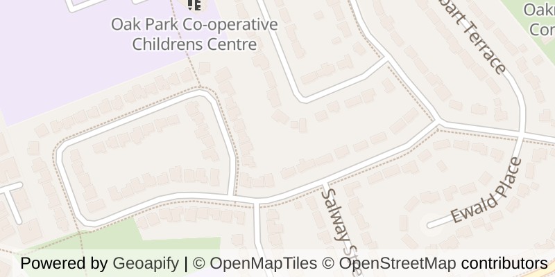 Map of 919 QUINTON ROAD, London North (North P)