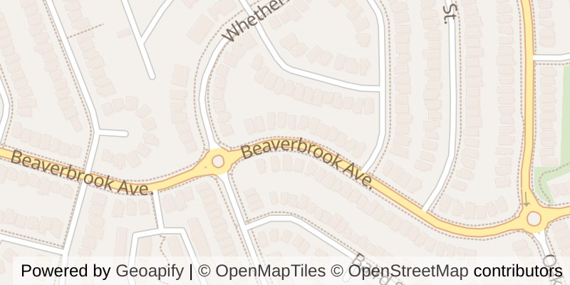 Map of 1773 BEAVERBROOK AVENUE, London North (North M)