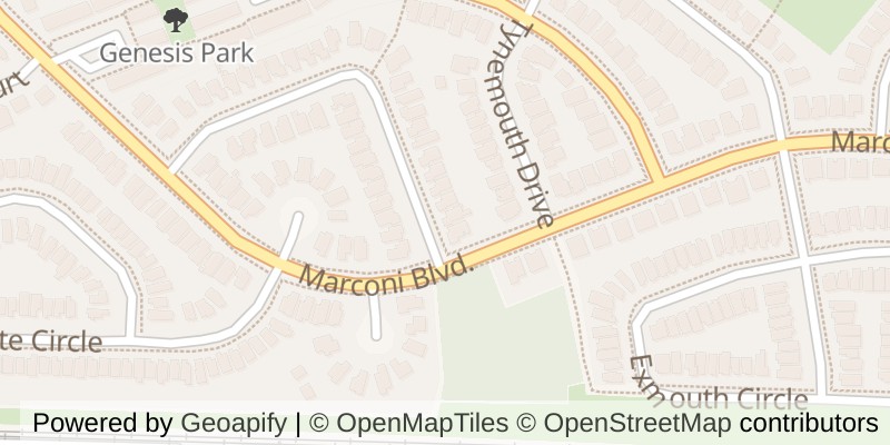 Map of 604 TALLTREE CRESCENT, London East (East I)