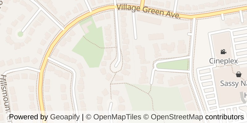 Map of 43 LYNNGATE GROVE, London South (South M)